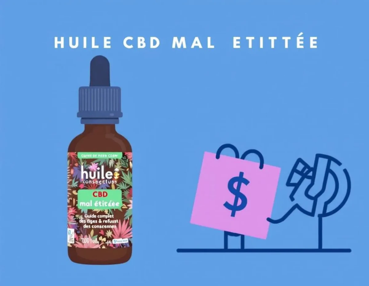 Huile CBD mal étiquetée : Guide complet des droits et recours des consommateurs