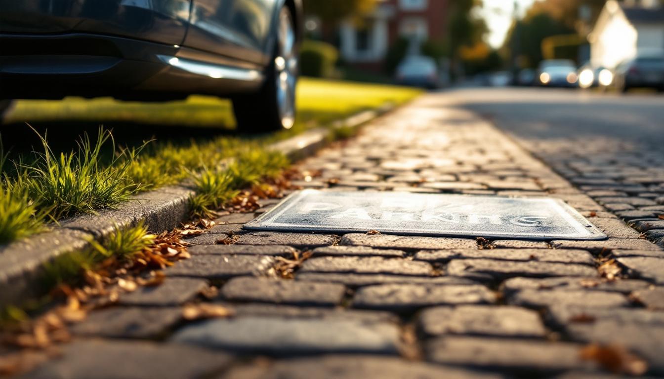 Stationnement trottoir devant maison : comment éviter les amendes