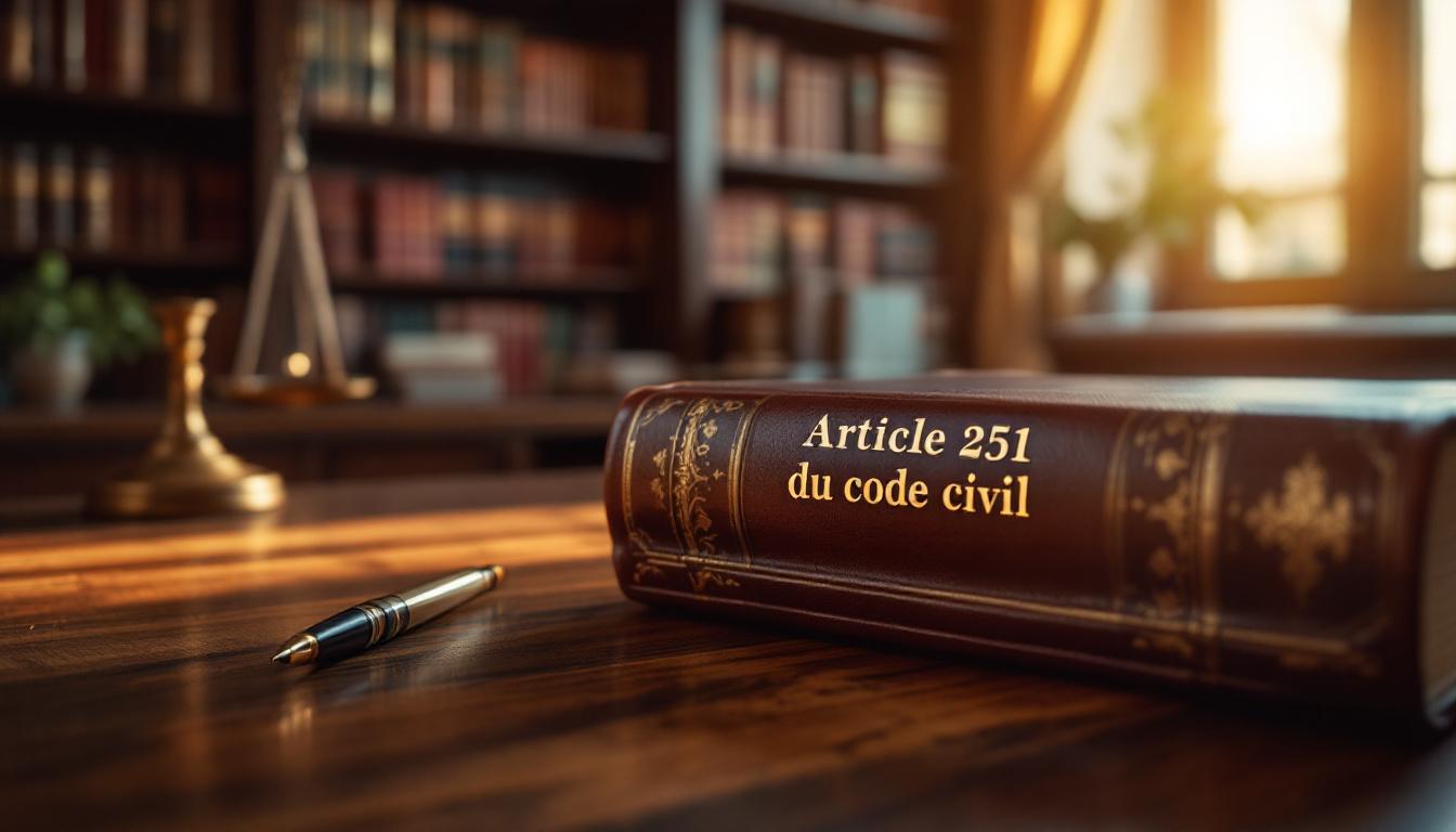 Article 251 du code civil : enjeux et implications juridiques