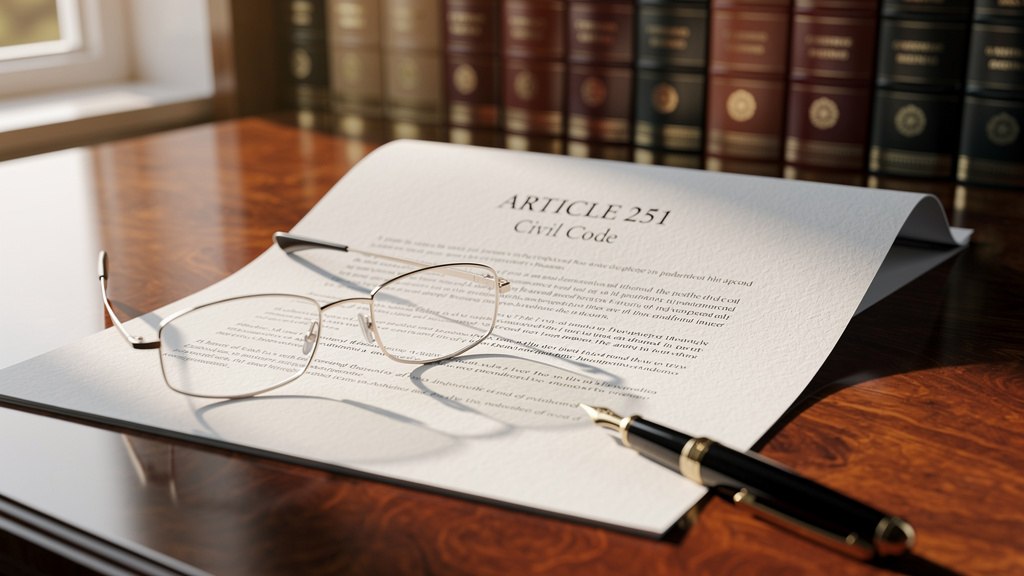 Article 251 du code civil : enjeux pour les droits individuels